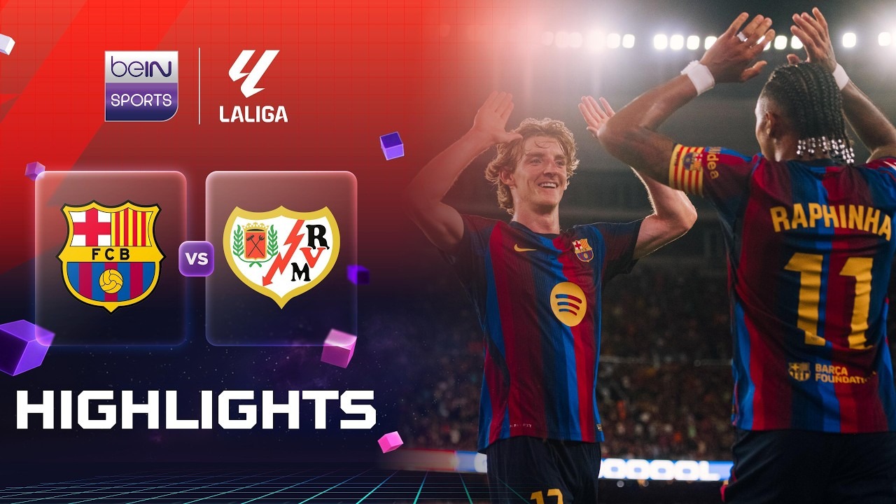 บาร์เซโลน่า VS ราโย บาเยกาโน่ | ลาลีกา ไฮไลต์ LaLiga 26/27